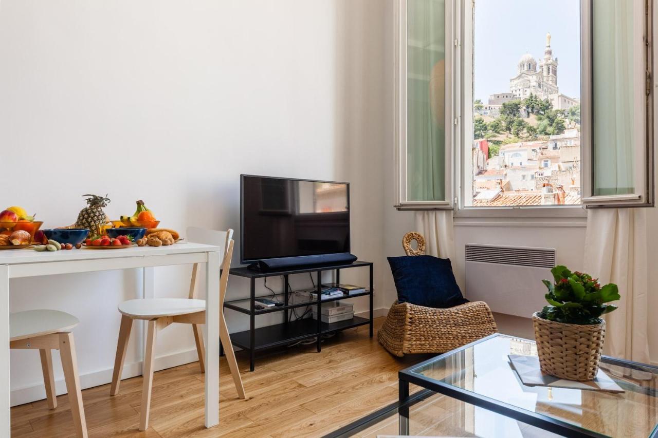 La Bonne Mere - Superbe Appartement Vue Notre Dame Marseille Eksteriør billede