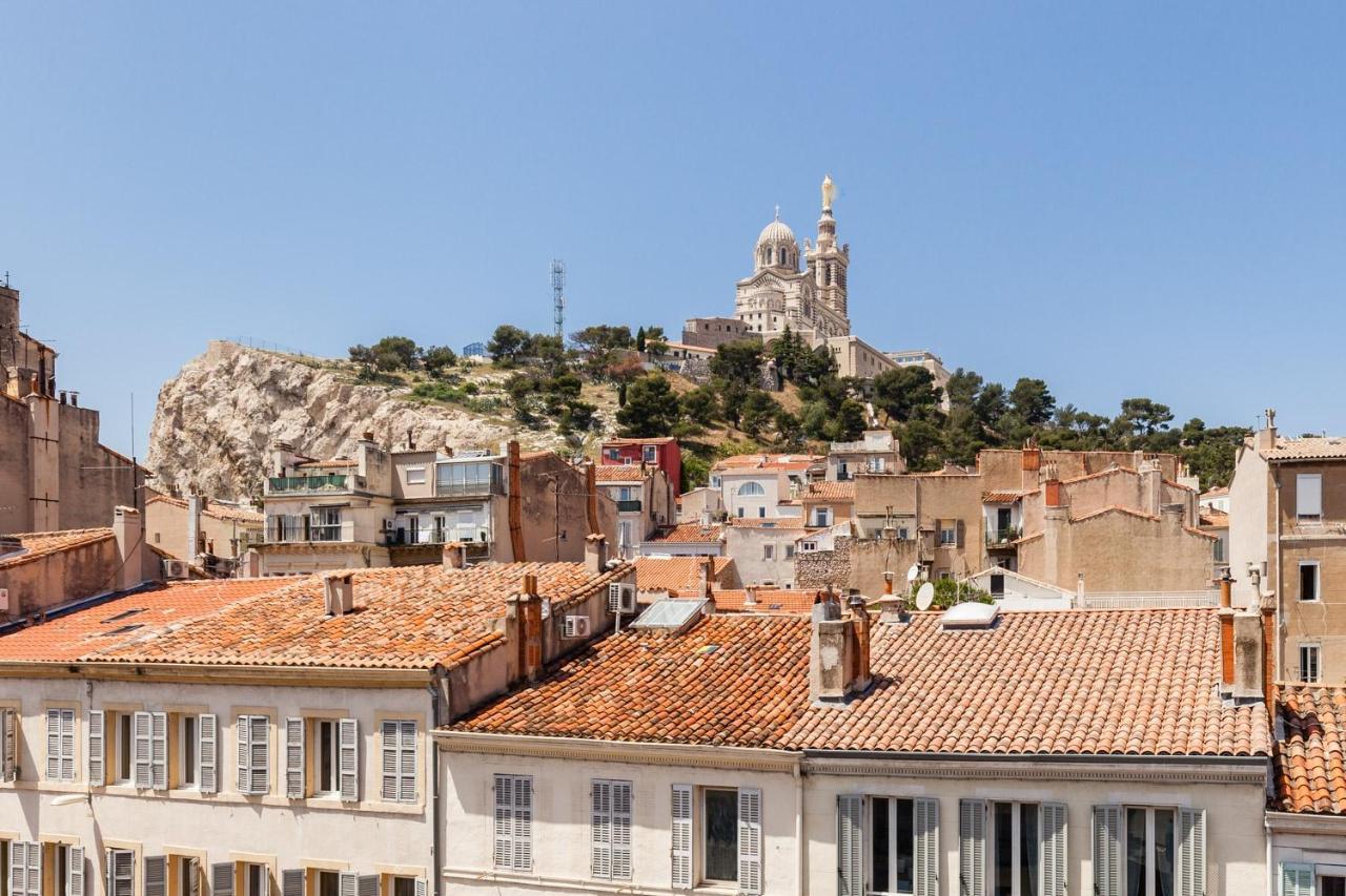 La Bonne Mere - Superbe Appartement Vue Notre Dame Marseille Eksteriør billede